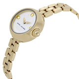 Marc Jacobs Courtney White Dial Gold Steel Strap Watch for Women - MJ3457 Authentic Buy Shop Now