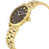 Marc Jacobs Baker Grey Dial Gold Steel Strap Watch for Women - MBM3281 Authentic Buy Shop Now
