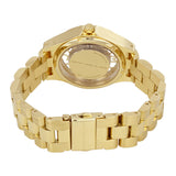 Marc Jacobs Henry Transparent Gold Dial Gold Steel Strap Watch for Women - MBM3338 Authentic Buy Shop Now