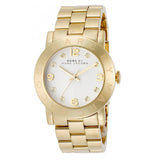 Marc Jacobs Amy White Dial Gold Steel Strap Watch for Women - MBM3056 Authentic Buy Shop Now