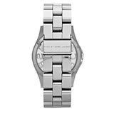 Marc Jacobs Henry Transparent Silver Dial Silver Steel Strap Watch for Women - MBM3337 Authentic Buy Shop Now