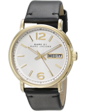 Marc Jacobs Fergus White Dial Black Leather Strap Watch for Men - MBM5081 Authentic Buy Shop Now