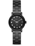 Marc Jacobs Marc Black Dial Black Steel Strap Watch for Women - MBM8673 Authentic Buy Shop Now