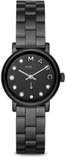 Marc Jacobs Marc Black Dial Black Steel Strap Watch for Women - MBM8673 Authentic Buy Shop Now