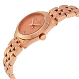 Marc Jacobs Peeker Pink Dial Rose Gold Stainless Steel Strap Watch for Women - MBM3377 Authentic Buy Shop Now