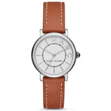 Marc Jacobs Roxy Silver Dial Brown Leather Strap Watch for Women - MJ1572 Authentic Buy Shop Now