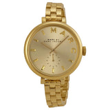 Marc Jacobs Sally Champagne Gold Dial Gold Steel Strap Watch for Women - MBM3363 Authentic Buy Shop Now