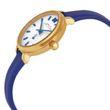 Marc Jacobs Sally White Dial Blue Leather Strap Watch for Women - MBM1354 Authentic Buy Shop Now
