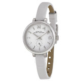 Marc Jacobs Sally White Dial White Leather Strap Watch for Women - MBM1350 Authentic Buy Shop Now