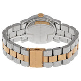 Marc Jacobs Amy Silver Dial Two Tone Steel Strap Watch for Women - MBM3194 Authentic Buy Shop Now