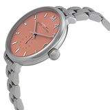 Marc Jacobs Sally Orange Dial Silver Steel Strap Watch for Women - MBM3365 Authentic Buy Shop Now