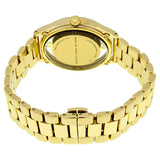 Marc Jacobs Marc Tether Transparent Gold Dial Gold Steel Strap Watch for Women - MBM3413 Authentic Buy Shop Now