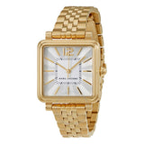 Marc Jacobs Vic Silver Dial Gold Steel Strap Watch for Women - MJ3462 Authentic Buy Shop Now