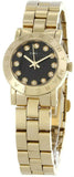 Marc Jacobs Amy Black Dial Gold Steel Strap Watch for Women - MBM3336 Authentic Buy Shop Now