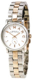 Marc Jacobs Baker White Dial Two Tone Steel Strap Watch for Women - MBM3331 Authentic Buy Shop Now