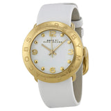 Marc Jacobs Amy White Dial White Leather Strap Watch for Women - MBM1150 Authentic Buy Shop Now