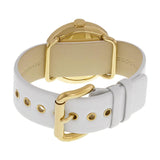 Marc Jacobs Amy White Dial White Leather Strap Watch for Women - MBM1150 Authentic Buy Shop Now