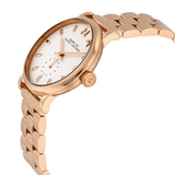 Marc Jacobs Baker White Dial Rose Gold Steel Strap Watch for Women - MBM3248 Authentic Buy Shop Now