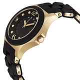 Marc Jacobs Pelly Black Dial Black Silicone Strap Watch for Women - MBM2540 Authentic Buy Shop Now