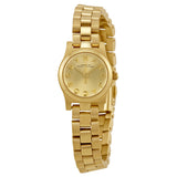 Marc Jacobs Henry Dinky Gold Dial Gold Steel Strap Watch for Women - MBM3199 Authentic Buy Shop Now
