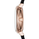 Marc Jacobs Sally White Dial Black Leather Strap Watch for Women - MBM1352 Authentic Buy Shop Now