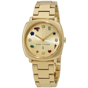 Marc Jacobs Mandy Gold Dial Gold Steel Strap Watch for Women - MJ3549 Authentic Buy Shop Now