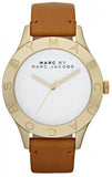 Marc Jacobs Blade White Dial Brown Leather Strap Watch for Women - MBM1218 Authentic Buy Shop Now