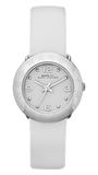 Marc Jacobs Blade White Dial White Leather Strap Watch for Women - MBM1223 Authentic Buy Shop Now