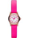 Marc Jacobs Henry White Dial Pink Leather Strap Watch for Women - MBM1237 Authentic Buy Shop Now