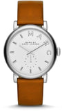 Marc Jacobs Baker White Dial Brown Leather Strap Watch for Women - MBM1265 Authentic Buy Shop Now