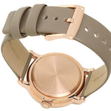 Marc Jacobs Baker Grey Dial Grey Leather Strap Watch for Women - MBM1266 Authentic Buy Shop Now