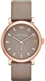 Marc Jacobs Baker Grey Dial Grey Leather Strap Watch for Women - MBM1266 Authentic Buy Shop Now