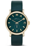Marc Jacobs Baker Green Dial Green Leather Strap Watch for Women - MBM1268 Authentic Buy Shop Now