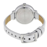Marc Jacobs Sally White Dial White Leather Strap Watch for Women - MBM1350 Authentic Buy Shop Now