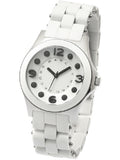 Marc Jacobs Rock White Dial White Silicone Strap Watch for Women - MBM2532 Authentic Buy Shop Now