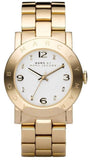 Marc Jacobs Amy White Dial Gold Steel Strap Watch for Women - MBM3056 Authentic Buy Shop Now