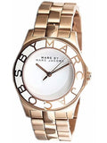 Marc Jacobs Blade White Dial Gold Steel Strap Watch for Women - MBM3050 Authentic Buy Shop Now