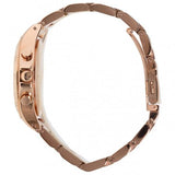 Marc Jacobs Blade Chronograph White Dial Rose Gold Steel Strap Watch for Women - MBM3082 Authentic Buy Shop Now