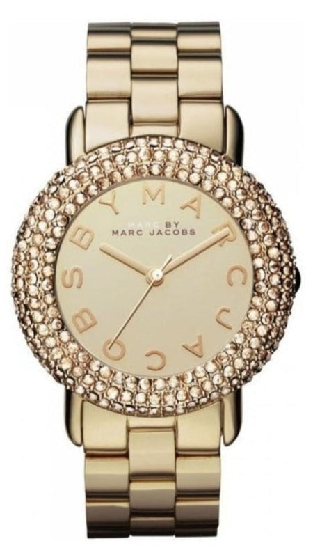 Marc Jacobs Marci Gold Dial Gold Steel Strap Watch for Women - MBM3191 Authentic Buy Shop Now