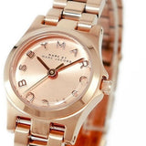 Marc Jacobs Dinky Rose Gold Dial Rose Gold Steel Strap Watch for Women - MBM3200 Authentic Buy Shop Now