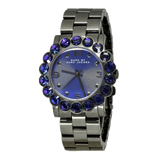 Marc Jacobs Amy Purple Dial Black Steel Strap Watch for Women - MBM3224 Authentic Buy Shop Now