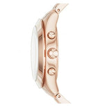 Marc Jacobs Peeker Chronograph Rose Gold Dial Rose Gold Steel Strap Watch for Women - MBM3394 Authentic Buy Shop Now