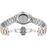 Marc Jacobs Tether Transparent White Dial Two Tone Steel Strap Watch for Women - MBM3418 Authentic Buy Shop Now