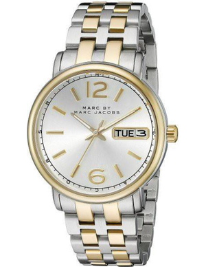 Marc Jacobs Fergus Silver Dial Two Tone Steel Strap Watch for Women - MBM3426 Authentic Buy Shop Now