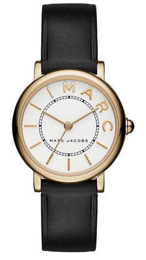 Marc Jacobs Roxy White Dial Black Leather Strap Watch for Women - MJ1537 Authentic Buy Shop Now