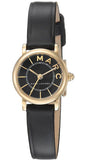 Marc Jacobs Roxy Black Dial Black Leather Strap Watch for Women - MJ1585 Authentic Buy Shop Now