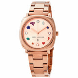 Marc Jacobs Mandy Rose Gold Dial Rose Gold Steel Strap Watch for Women - MJ3550 Authentic Buy Shop Now