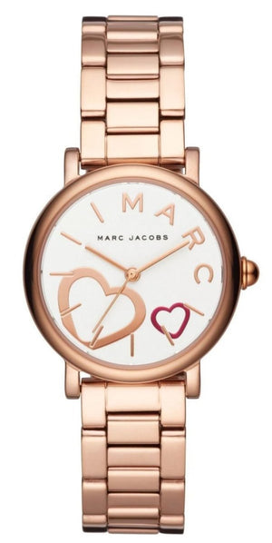 Marc Jacobs Classic White Dial Rose Gold Steel Strap Watch for Women - MJ3592 Authentic Buy Shop Now
