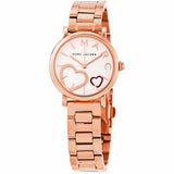 Marc Jacobs Classic White Dial Rose Gold Steel Strap Watch for Women - MJ3592 Authentic Buy Shop Now
