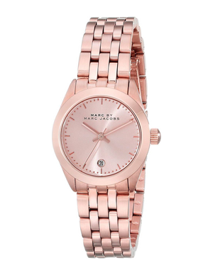 Marc Jacobs Peeker Rose Gold Dial Rose Gold Steel Strap Watch for Women - MBM3374 Authentic Buy Shop Now